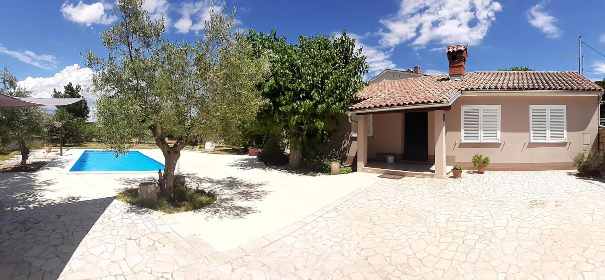 Ferienhaus Aqua Mit Pool Jadreški Exterior foto