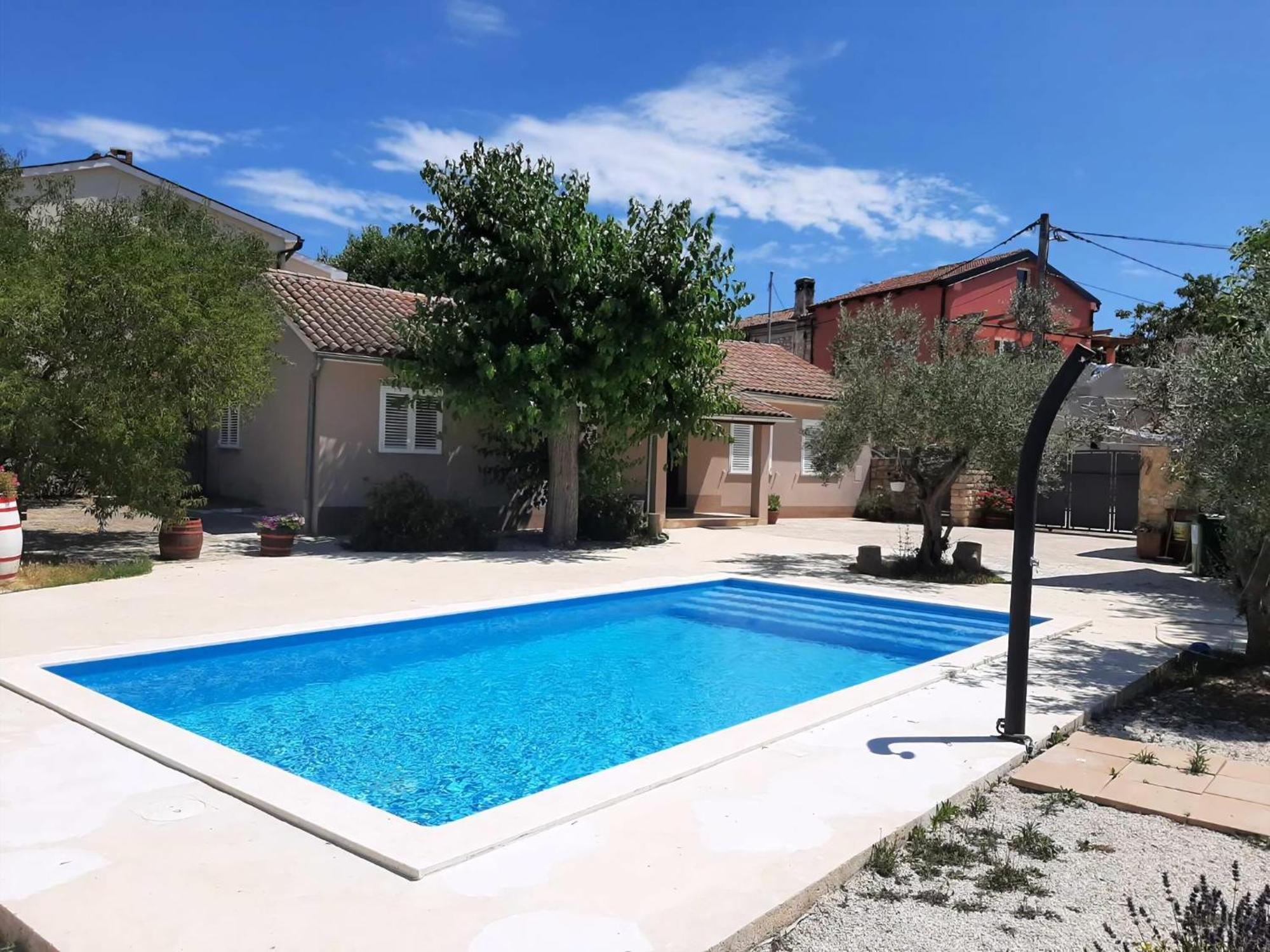 Ferienhaus Aqua Mit Pool Jadreški Exterior foto